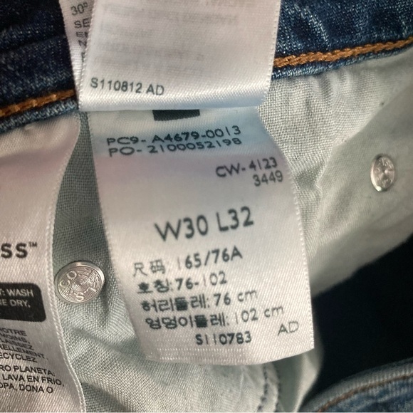 Levi’s Superlow Bootcut Jeans Size 30 X 32 Women’s Dark Wash - Picture 4 of 7